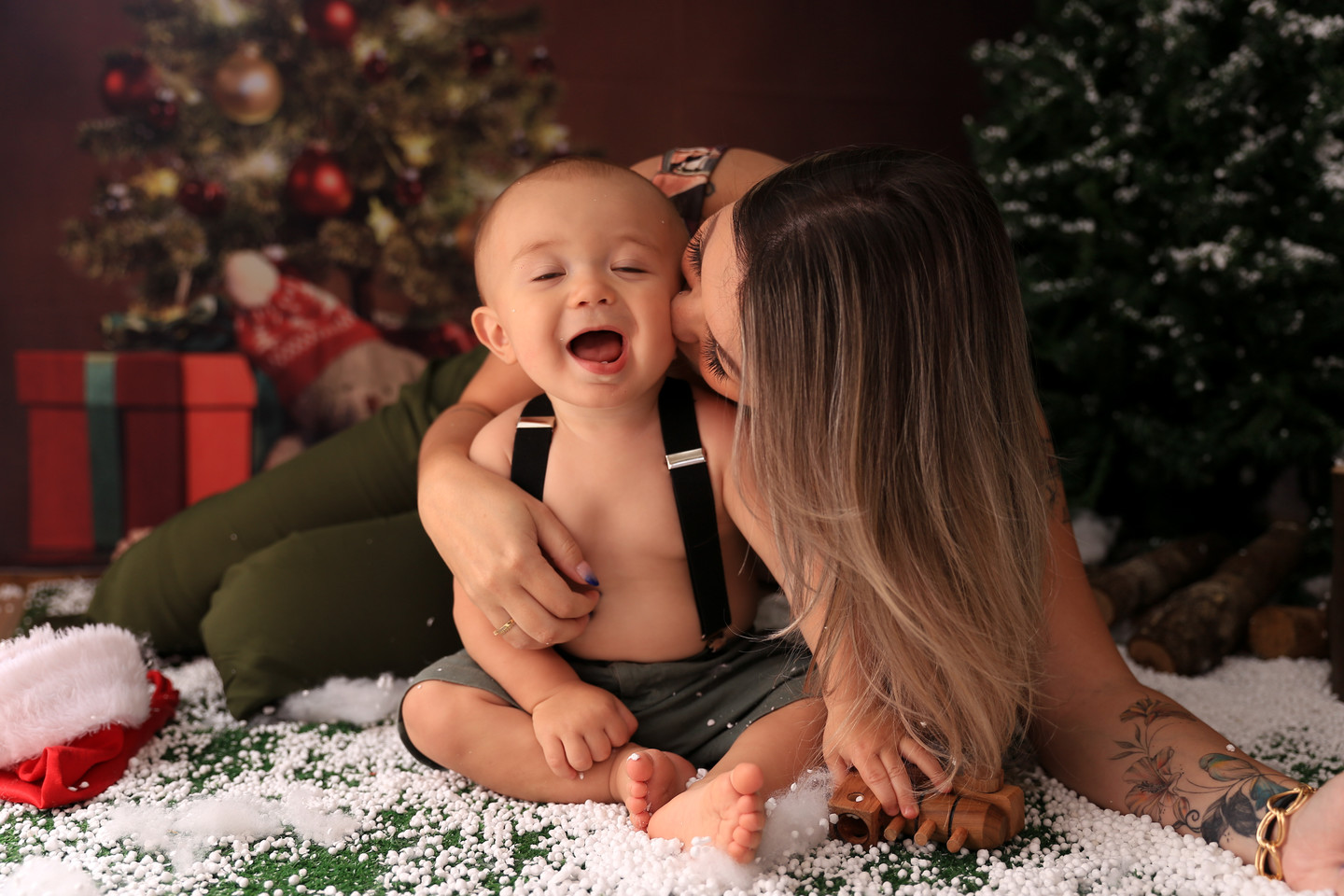 fotos de natal em familia estudio