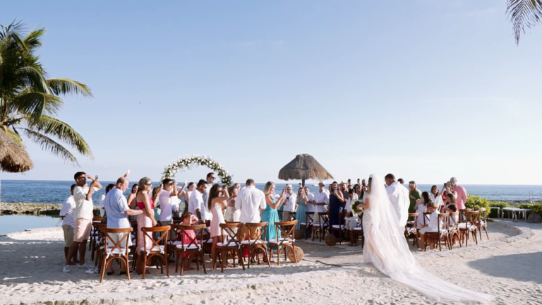 Casamento vista aérea