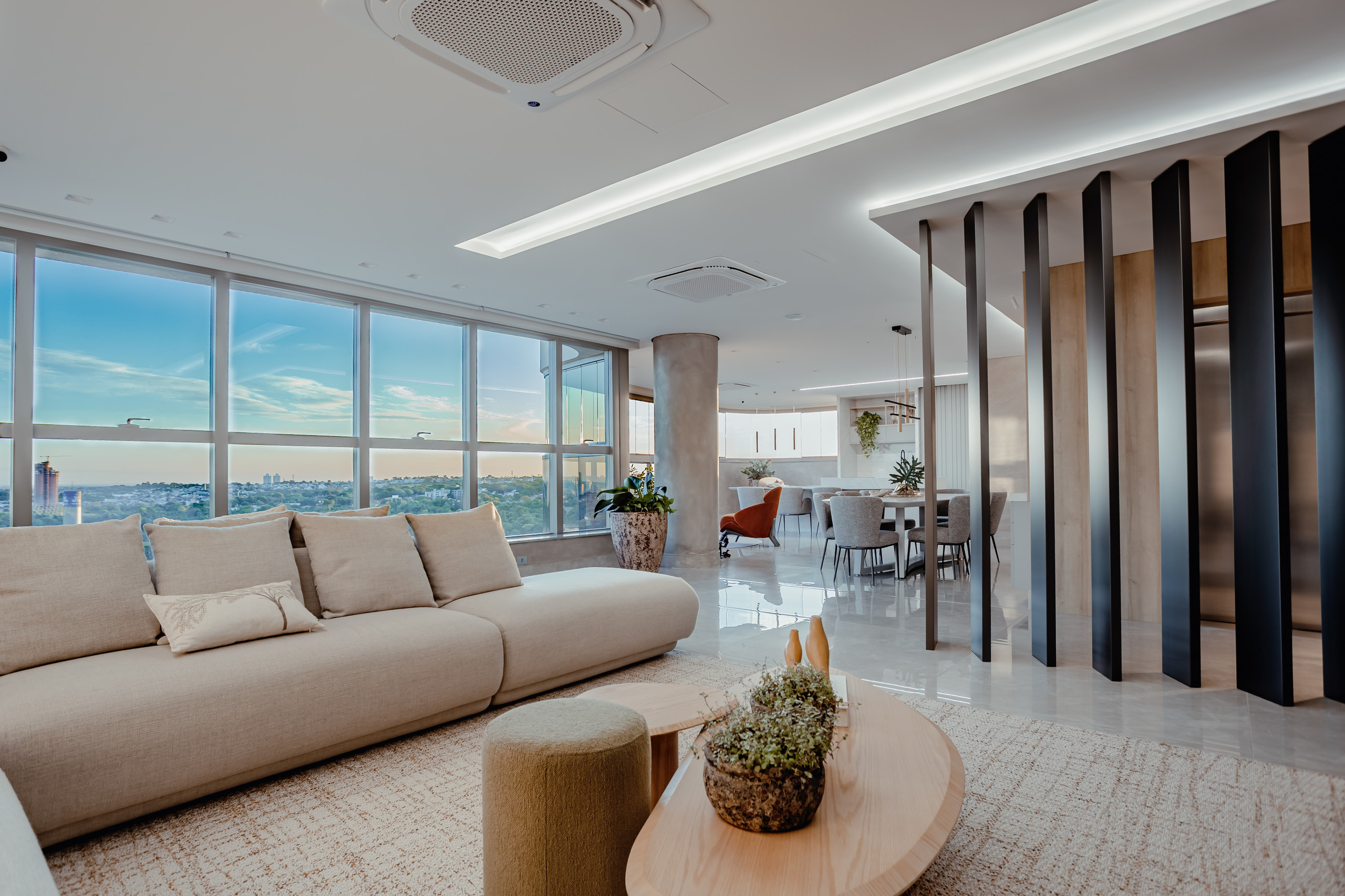 Fotografia de fachada moderna residencial em Maringá