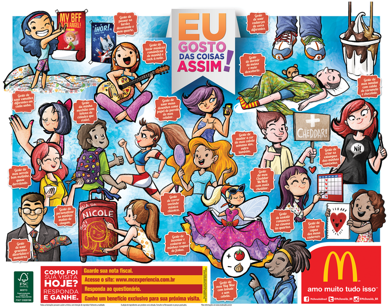 McDonald's paper tray liners - Hiro Academy