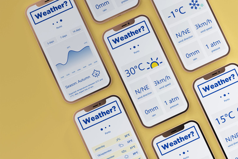 How's the Weather - UI/UX - Heidi Michel - UI/UX designer and graphic ...