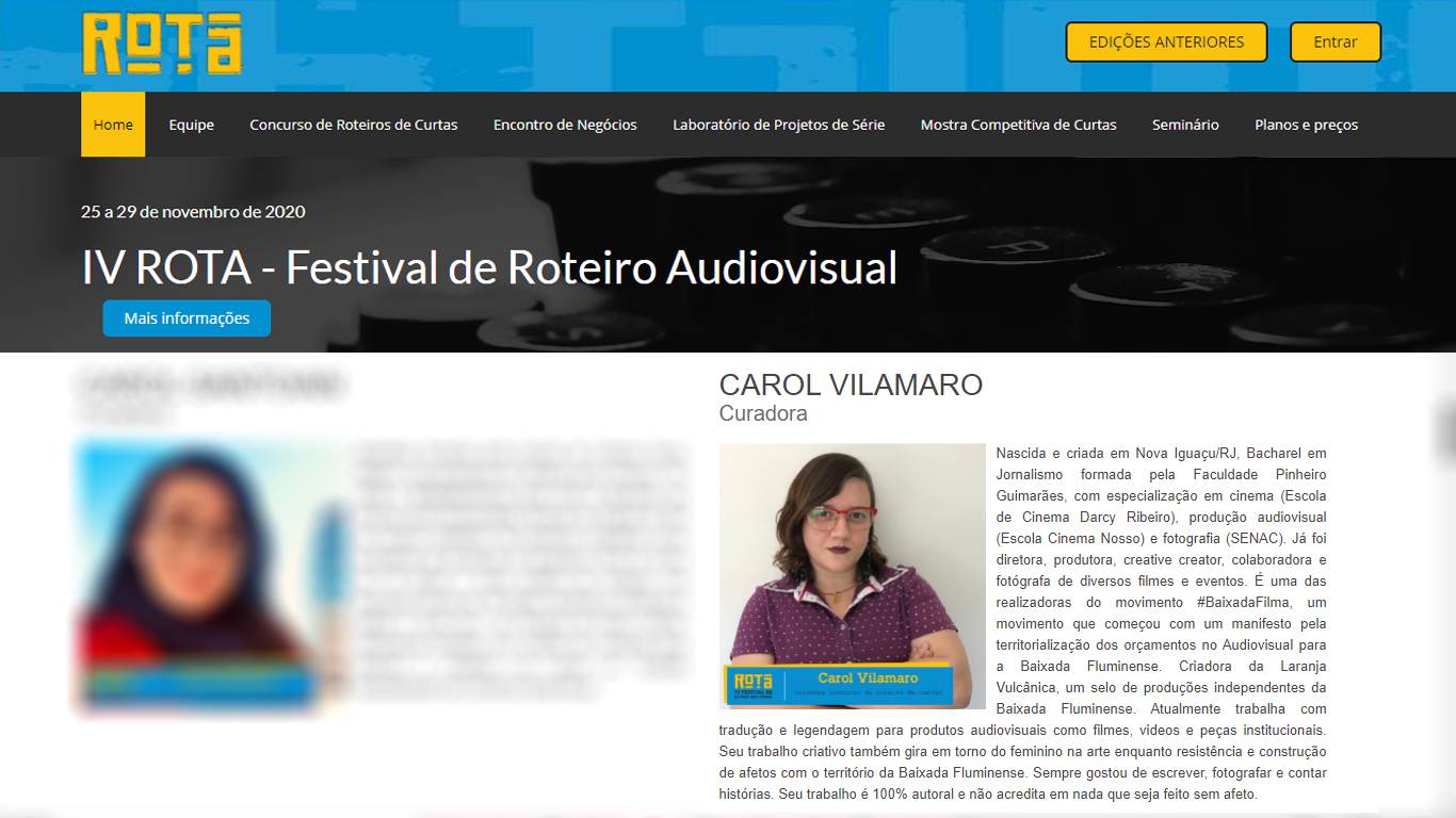 ROTA  Festival de Roteiro Audiovisual