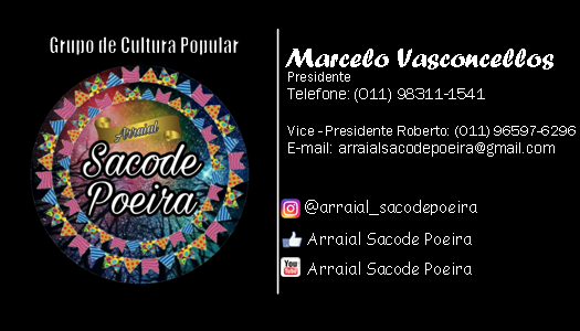 Agenda de Espetáculos Arraial Sacode Poeira 2019 - Arraial Sacode Poeira