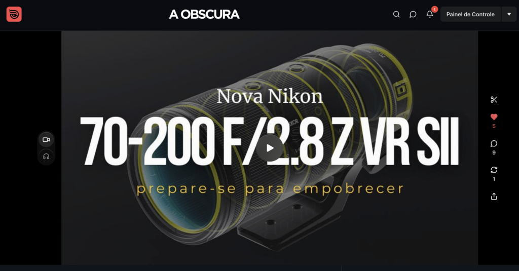 Nikon 70-200mm f/2.8 VR S II: Preço, Nitidez e Vale a Pena?
